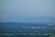 米山から見た頚城三山