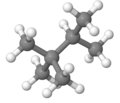 Ball-and-Stick model of triptane