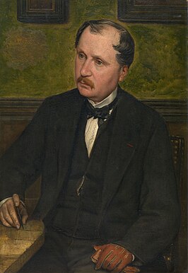 Portret van Alphonse Balat door Henri Leys