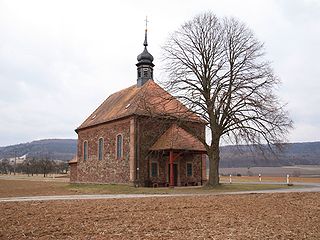 Die St.-Wendelinus-Kapelle an der Straße nach Schmachtenberg