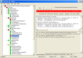 Скриншот программы NUnit