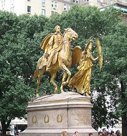 Monument au général Sherman (en) (1902), New York, Central Park.