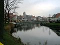 El terminal del Damse Vaart, antic canal que lligava Bruges a Sluis