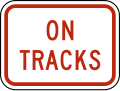 On tracks plaque