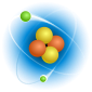 Model atom helium