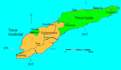 Timor Ovest - Localizzazione