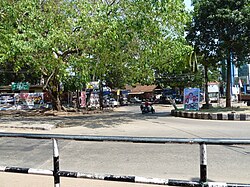 Traffic circle in Varkala