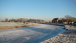 Angstel in de winter bij Baambrugge