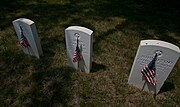 Mount of Victory section, War of 1812 graves.