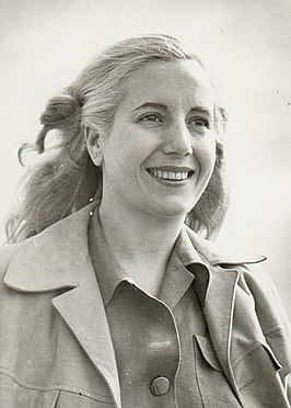 Evita (Eva Duarte de Perón) in 1948