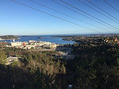 Hannevika seen from Tinnheia