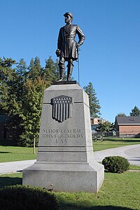 Monument au général John Fulton Reynolds, 1871, Gettysburg, Gettysburg National Military Park.