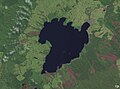 La caldera del lago Taupo, Nuova Zelanda