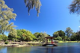 Pagoda and Torii in Liliu'okalani Gardens