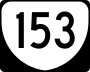 State Route 153 marker