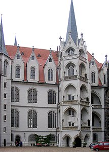 Albrechtsburg en Meißen, malfrugotika pompo je la transiro al renesanco (1471–1485)