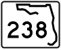 State Road 238 marker