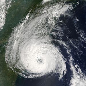 Hurrikaani Ophelia satelliittikuvassa 14. syyskuuta 2005