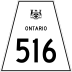 Highway 516 marker