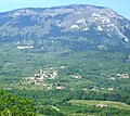 Le village de Štomaž, près d'Ajdovščina