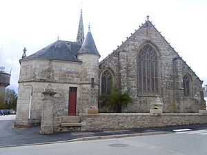 Le chevet de l'église.