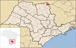 Location in São Paulo state