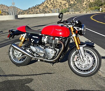 Diablo Red 2016 Triumph Thruxton R