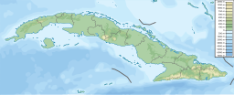 Location of Laguna de Leche in Cuba.