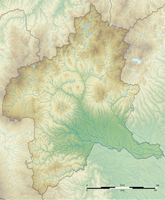 Location map Japan Gunma Prefecture