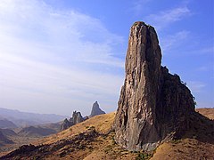 Cuello volcánico en Rhumsiki, al norte del país.