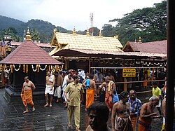 Der Tempel von Sabarimala