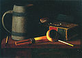 Still life with Mug, pipe and book (1899)