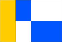 Libochovany CZ flag.svg