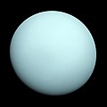 Image 16 Uranus Photo: NASA/JPL/Voyager 2 mission Uranus is the seventh planet from the Sun and the fourth most massive in the Solar System. In this photograph from 1986 the planet appears almost featureless, but recent terrestrial observations have found seasonal changes to be occurring. More selected pictures