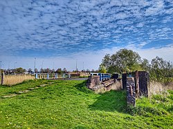 De voormalige Damsterbrug is tegenwoordig gemeentemonument (2023)