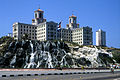 Hotel Nacional e la Cascade Fountain da Avenida de Maceo