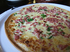 Tarte flambée d'Allemagne (Berlin).