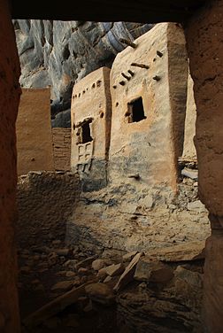 Village Teli sur la falaise de Bandiagara.