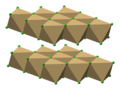 Cadmium chloride in polyhedron shape