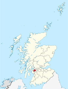 Renfrewshire – Localizzazione