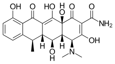 Structuurformule van doxycycline