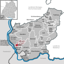 Eimeldingen - Localizazion