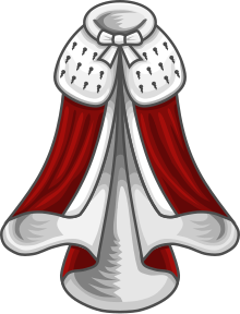 Ermine Robe (Heraldry).svg