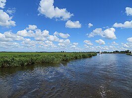 De Noorder Oudeweg ter hoogte van Joure