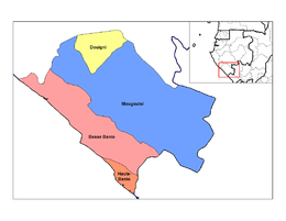 Dipartimento di Douigny – Mappa