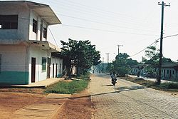 Vista de uma rua de Riberalta