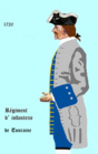 Régiment de Touraine 1720–1734