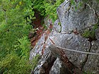 三笠山の急坂