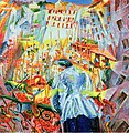 El carrer entra a casa, 1911, oli sobre llenç, 100 x 106,5 cm, Hannover, Museu Sprengel