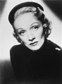 Marlene Dietrich, sex-symbol féminin des années 1930-40.